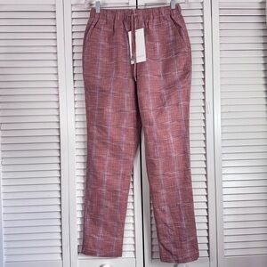 Wildfang Essential Drawstring Pant Linen Unisex Streetwear Size XS NWT